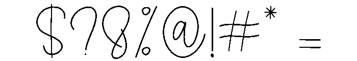 July1 Font OTHER CHARS