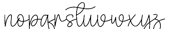 July1 Font LOWERCASE