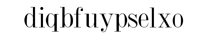 Jumble Plain Font LOWERCASE