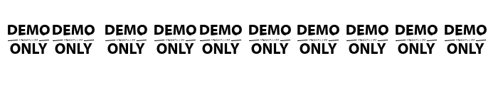 Jummah Demo Regular Font OTHER CHARS