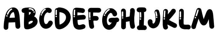 Jump Bubble Font UPPERCASE