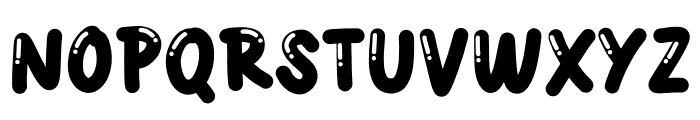 Jump Bubble Font UPPERCASE