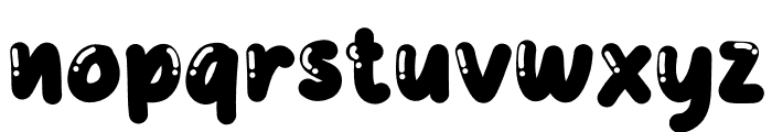 Jump Bubble Font LOWERCASE