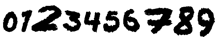 Jump Scare Font OTHER CHARS