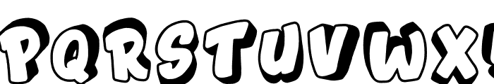 Jumping Flash Font LOWERCASE