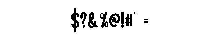 Jumping3 Font OTHER CHARS