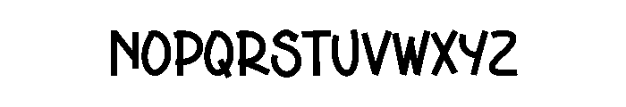 Jumping3 Font UPPERCASE