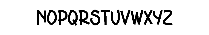 Jumping3 Font LOWERCASE
