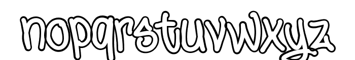 Jumpis Graffiti Outline Font LOWERCASE