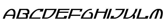 Jumptroops Condensed Italic Font LOWERCASE