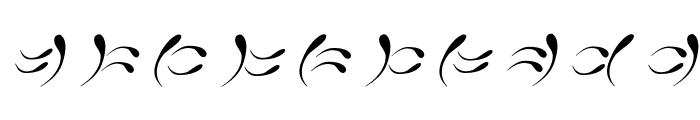 Junari Claws Italic Font OTHER CHARS