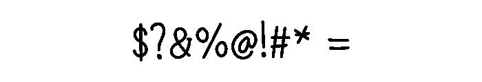 June Font OTHER CHARS