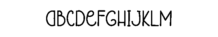 June Font UPPERCASE