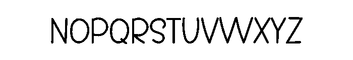 June Font UPPERCASE