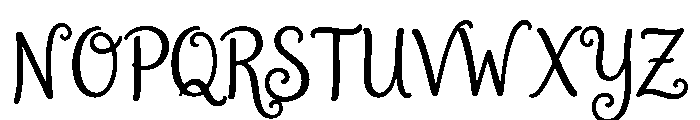 Junelys Ridge Personal Use Reg Font UPPERCASE