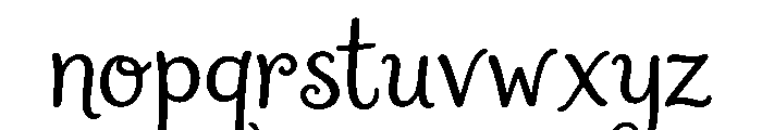 Junelys Ridge Personal Use Reg Font LOWERCASE