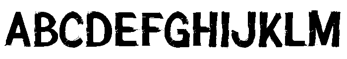 Jungkir Font UPPERCASE