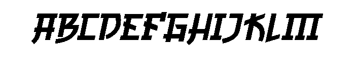 Jungle Beats Regular Font UPPERCASE