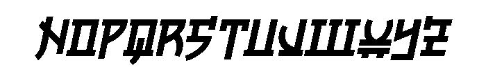 Jungle Beats Regular Font LOWERCASE