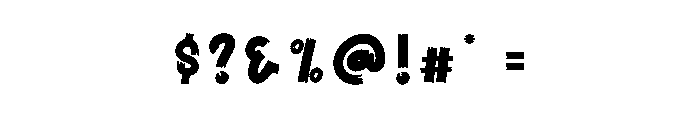 Jungle Camp Font OTHER CHARS