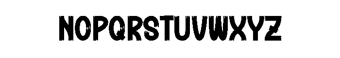 Jungle Camp Font LOWERCASE