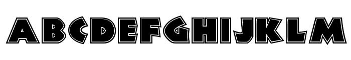 Jungle Fever Inline NF Font LOWERCASE