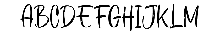 Junglewood Script PERSONAL Regular Font UPPERCASE