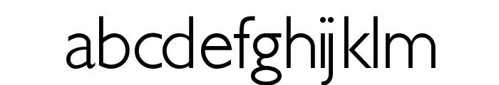 JunienLight Tryout Font LOWERCASE