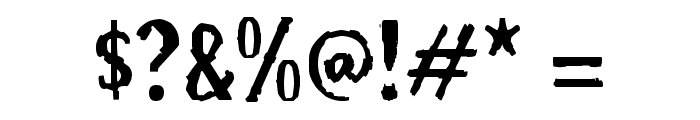 Junk Robo Font OTHER CHARS
