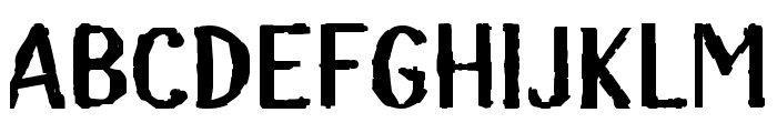 Junk Robo Font UPPERCASE