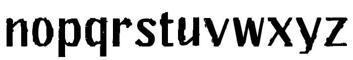 Junk Robo Font LOWERCASE