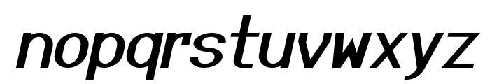 Jupiteroid Bold Italic Font LOWERCASE