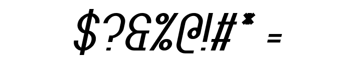 Jupiteroid Italic Font OTHER CHARS