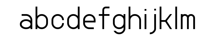 Jupiteroid Light Font LOWERCASE