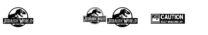Jurassic World Font OTHER CHARS