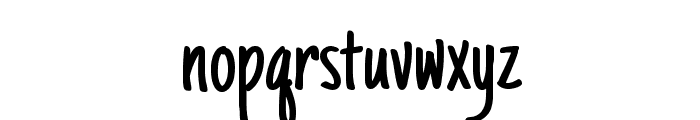 Just Another Hand Font LOWERCASE