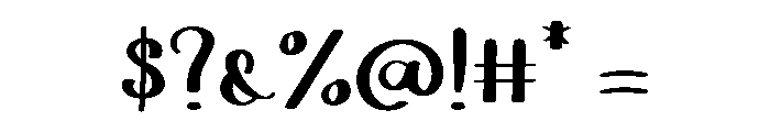 Just Beauty Font OTHER CHARS