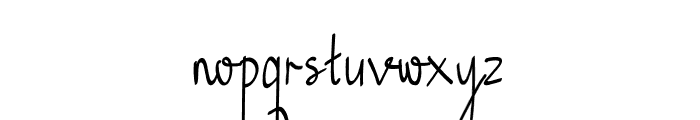Just Blossom Font LOWERCASE