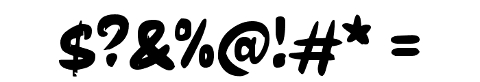 Just Jumping Font OTHER CHARS