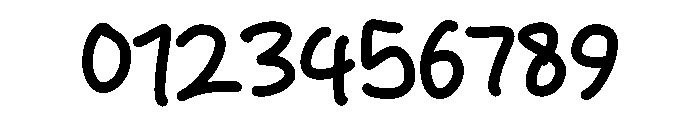 Just Show Font OTHER CHARS