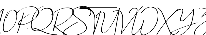 Just Signature Font UPPERCASE