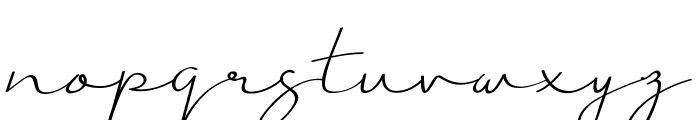 Just Signature Font LOWERCASE