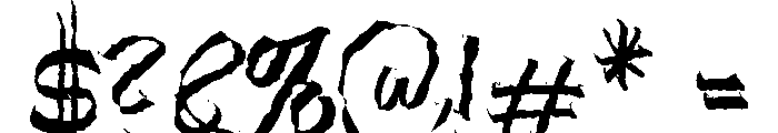 Just Simply Regular Font OTHER CHARS