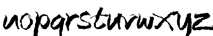 Just Simply Regular Font LOWERCASE