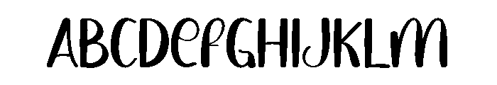 Just Smile Font UPPERCASE