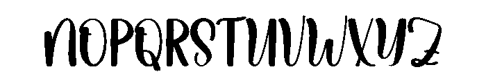 Just Smile Font UPPERCASE
