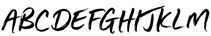 Just Wright Font UPPERCASE