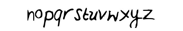 JustBreathe Font LOWERCASE