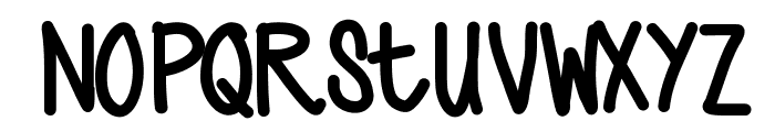 JustCole Font UPPERCASE