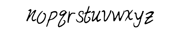 JustMai Font LOWERCASE